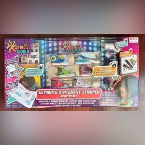 Netflix karma‘s world sneaker stamper activity set brand new sealed